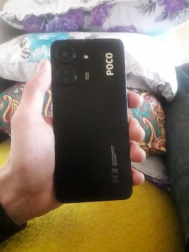 poco 3x: Poco C65, 256 GB, rəng - Qara, Barmaq izi — 2