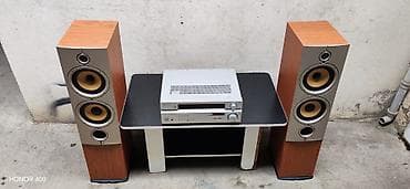 canon e414 printer: 2 ədəd döşəmə tipli akustik kolon və stereo resiverdən ibarət ev audio — 3