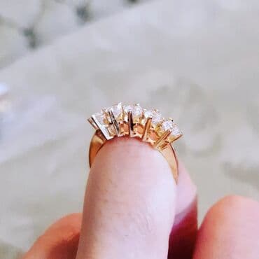 nişan üzükleri: Nişan, Üzük, Sarı qızıl, 585 Əyar — 3