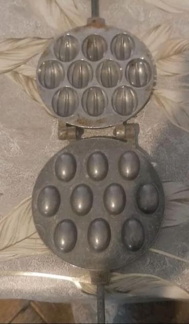 granit tava: Şirniyyat qəlibləri, Metal, Oval — 1