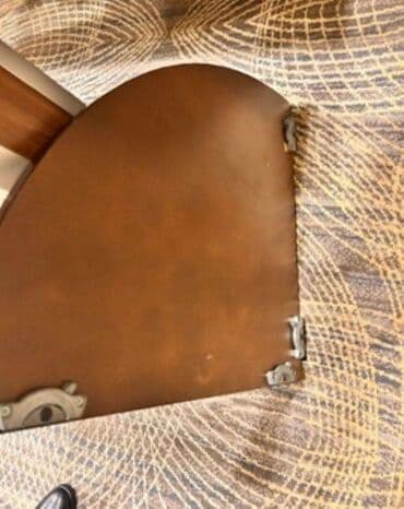 tek stul: İşlənmiş, Açılmayan, Laminat, Künc masa — 1