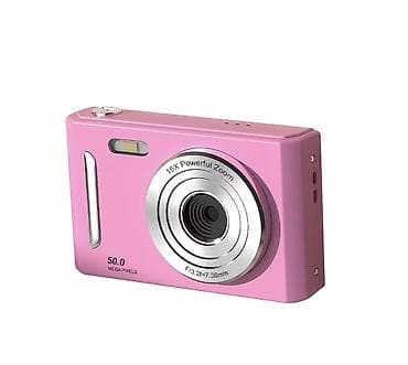Rəng: çəhrayı Növ: kompakt rəqəmsal fotoaparat Xüsusiyyətlər: - 50.0 — 1