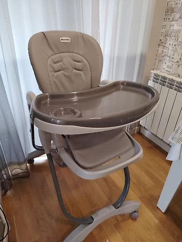 Uşaq yemək stulu – More Kiss - Rahat və hündür arxa dayaqlı oturacaq