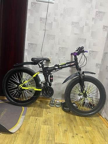 velo 24: Fatbike tipli dağ velosipedi - Güclü və enli (fat) təkərlər – qum — 1