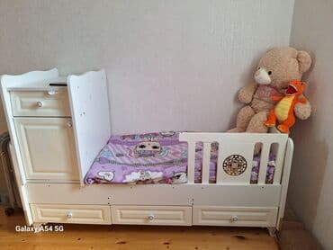 куплю кровать бу: Для девочки и мальчика, Б/у, Кровать, Без подьемного механизма, С матрасом, С выдвижными ящиками — 1