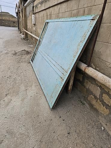 demirin tonu: Dəmir Həyət darvazası, Mexaniki, Şəbəkə ilə, rəng - Mavi, Kredit yoxdur — 2