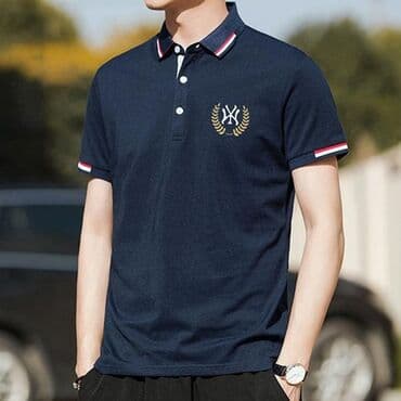 женские поло футболки: Мужское поло, L, цвет - Белый — 3