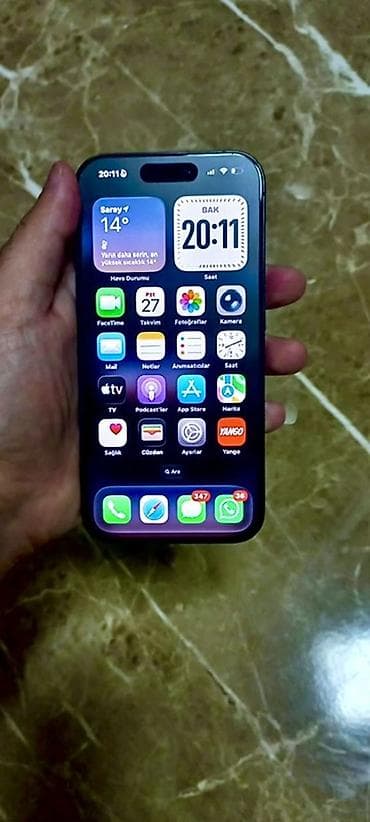 i̇pona: IPhone 15 Pro, 256 GB, Mavi, Face ID — 6