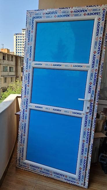 PVC qapı – ADOPEN profilli - Material: PVC (ADOPEN markalı profil) -
