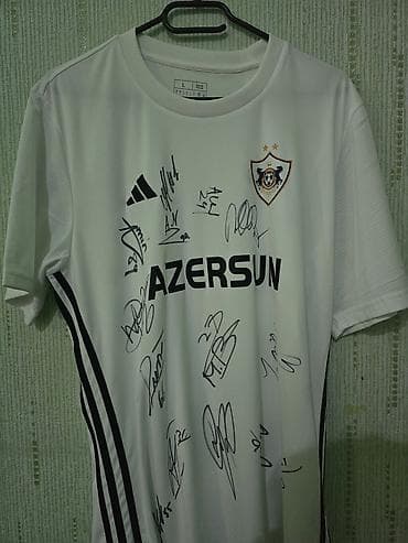 Futbolka, Adidas, L, rəng - Ağ