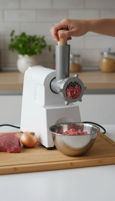 süd çeken: Ət çəkən maşın Braun, 1300 Vt, İşlənmiş — 1