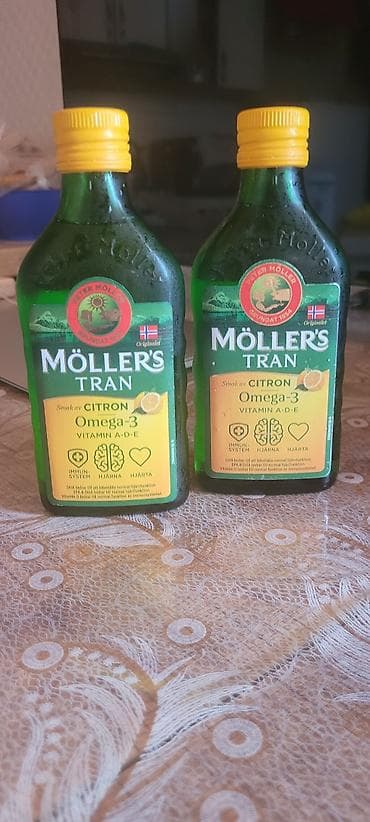 madetoll krem aptek: Möller’s Tran – limon dadlı balıq yağı - Norveç istehsalı orijinal — 1