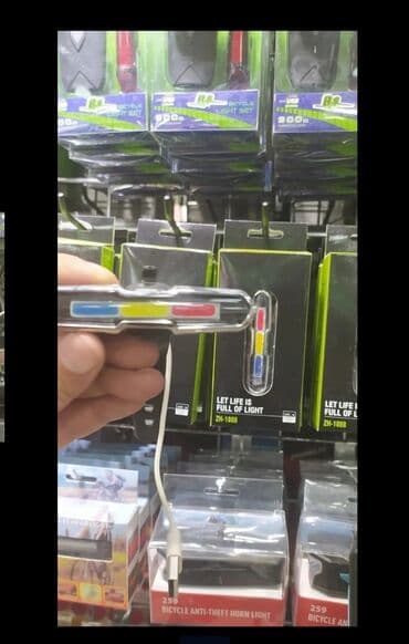 velo aksesuari: Salam eziz musderilermiz velosibet ucun zaryatqali polis miqalkasi — 2