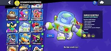 10 line: Brawl Stars hesabı təcili satılır. 12 əfsanəvi, 7 hipersarj skini — 10