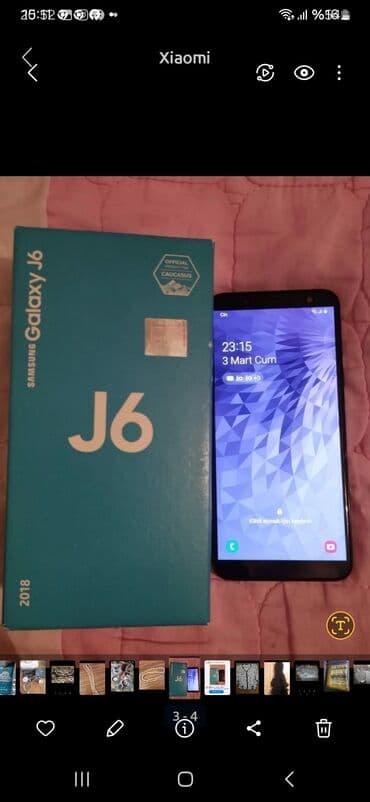samsung j6 qiymeti islenmis: Samsung Galaxy J6, rəng - Qara, İki sim kartlı — 1