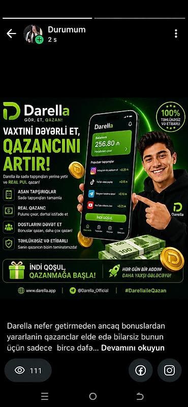 qapi ustu asmalar: Darella – vaxtını dəyərləndir, qazancını artır! Xidmət/Proqram — 1