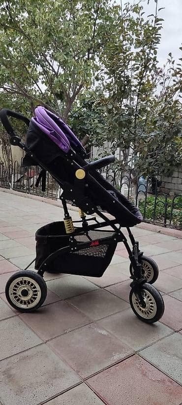 yaz basanoşkalar: Kaleska içi geniş təkərləri sağlam və 360 dərəcə fırlanır. Beşik kimi — 7