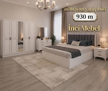 divan olcusu: İkinəfərlik çarpayı, Dolab, Termo, 2 tumba, Azərbaycan, Yeni — 1