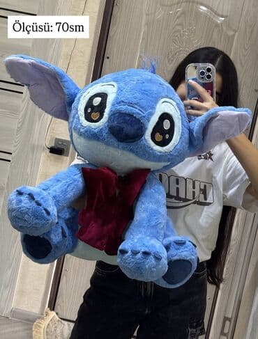 Oyuncaqlar: Böyük ölçülü Stitch plyuş oyuncaqları 70 sm 100 AZN, 130 sm 200 AZN. - — 1