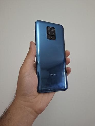 byd adapter: Redmi Note 9S, 64 GB, rəng - Göy, Barmaq izi — 8