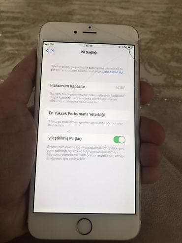 honor 30 pro plus: IPhone 6s Plus, 16 GB, Qızılı, Qırıq — 6