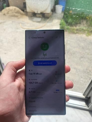 samsung not4: Samsung Galaxy S22 Ultra, 256 GB, rəng - Yaşıl, Sensor, Barmaq izi, Simsiz şarj — 4