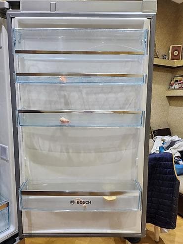 ayfon x satiram: 2 qapılı Bosch Soyuducu Satılır, rəng - Gümüşü — 6