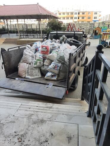 gence lenkeran avtobus: Yuk zibil dasinmasi. ev esyalari dasinmasi. qum atsep sement munasib — 10