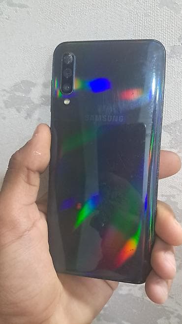 x96 mini android tv box ram rom: Samsung Galaxy A50, 64 GB, rəng - Qara, Barmaq izi — 2