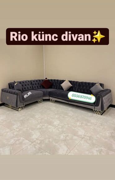 divan krovat: Künc divan, Yeni, Açılan, Bazalı, Parça, Şəhərdaxili pulsuz çatdırılma — 4