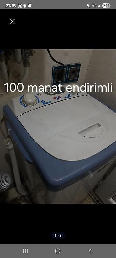 kreditle paltar yuyan: 100 m. endirimli. tecili satilirr unvan memmedli — 1
