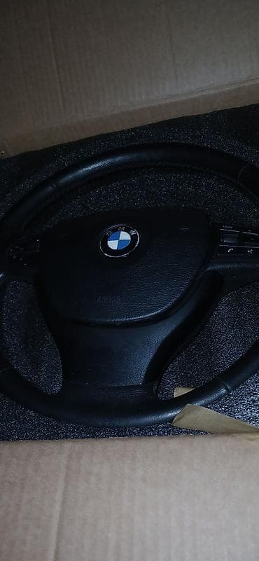 BMW sükan çarxı – dəri örtüklü, çoxfunksiyalı - Orijinal BMW emblemli — 1