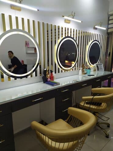 стол приставной: Новый, Стол для стрижки, С зеркалом — 2