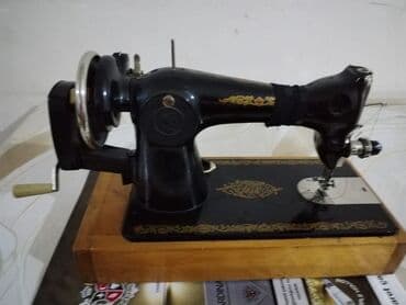 avtomobil soyuducusu: Mexaniki tikiş maşını – əl çarxlı model - Korpus: döküm metal, qara — 1