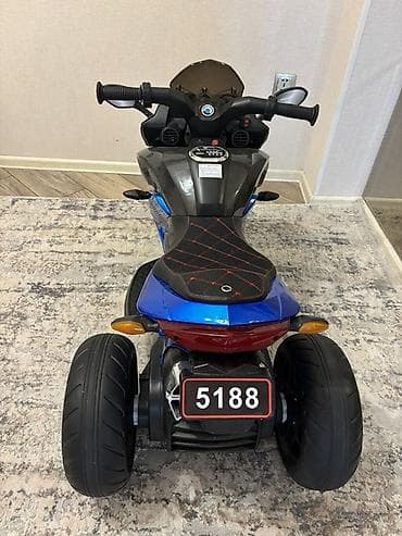 квадроцикл цена: Uşaq elektrik motosikleti – 3 təkərli, mavi rəng Xüsusiyyətlər — 3