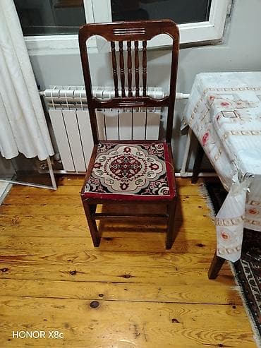 qatlanan stol stul: Qonaq otağı üçün, Açılan, Dördbucaq masa, 2 stul — 7