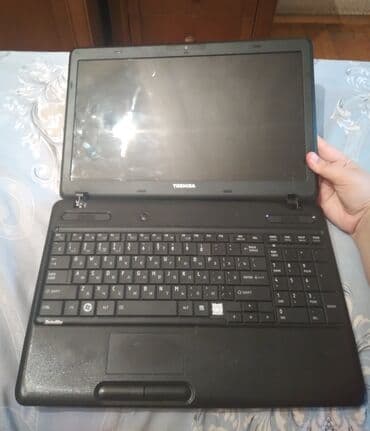veb kamera: Toshiba noutbuk - Brend/model xətti: Toshiba Satellite - Korpusu qara — 2