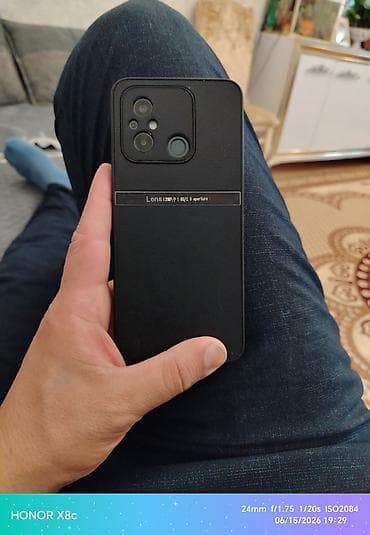 iphone x world telecom: Redmi 12C, 128 GB, rəng - Boz, Barmaq izi — 4