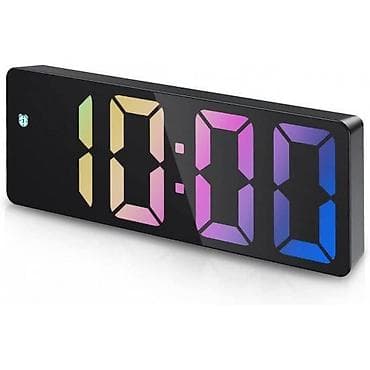 Masaüstü saat Stolüstü saat GH 0725 Light Alarm Otaq temperaturu Time