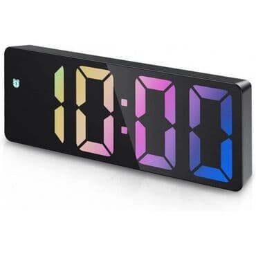 advent calendar satışı: Masaüstü saat Stolüstü saat GH 0725 Light Alarm Otaq temperaturu Time — 1