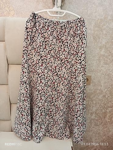 gullu paltar modelleri: Midi Ətək — 1