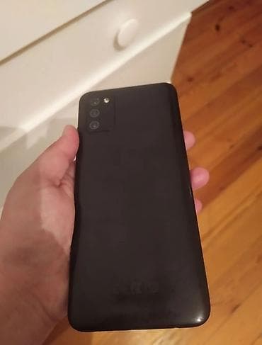 Samsung Galaxy A22, 32 ГБ, цвет - Черный, Отпечаток пальца, Две SIM карты — 2