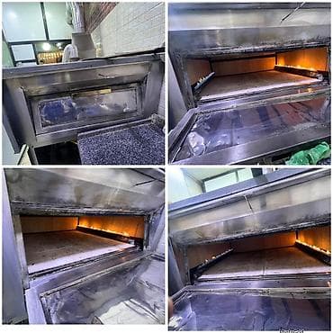 Moyka avadanlığı: Qazla ishleyen 3+3 pizza firini 700 Azn. Tam ishlek veziyyetde. 1800 — 1