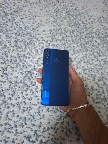 kontakt home honor: Honor 8X, 64 GB, rəng - Göy, Düyməli, Sensor, İki sim kartlı — 1