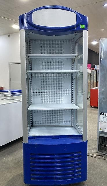 Şaquli vitrin tipli kommersiya soyuducusu - Ön hissəsi açıq (qapısız)