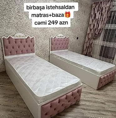 Yeni, Təknəfərlik çarpayı, Bazalı, Matras ilə, Siyirməsiz lalafo.az -da Yeni, Təknəfərlik çarpayı, Bazalı, Matras ilə, Siyirməsiz