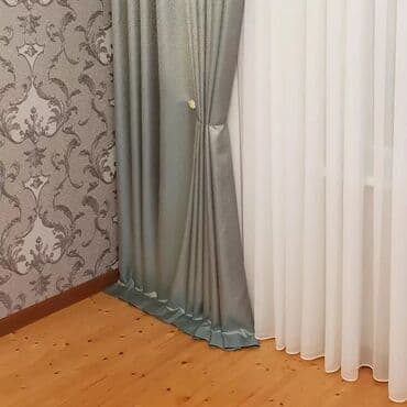 qeşeng şekiller: Qəşəng pərdələr otağa zəriflik qatır. Ağ tül pərdələr işığı yumşaq — 9