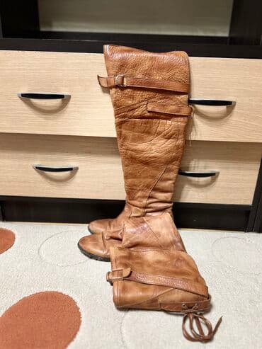 tangetka ayaqqabi modelleri: Tuflilər, Ölçü: 37, rəng - Qəhvəyi, İşlənmiş — 4