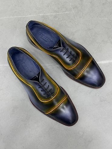 Ayaqqabılar: Kişi klassik ayaqqabıları - Model: Bağlı klassik təmiz dəridən — 2