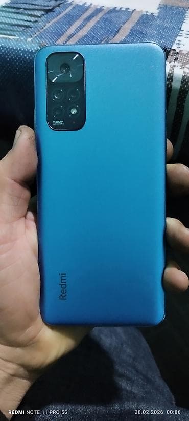 Xiaomi 11i, 128 GB, rəng - Göy, 
 Barmaq izi